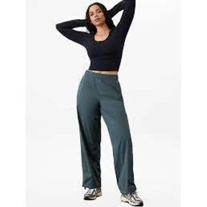 Athleta NWT Rise Pant Pantalon‎ Rise in Black Size Large